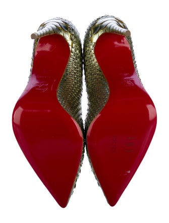 Christian Louboutin Python Pumps