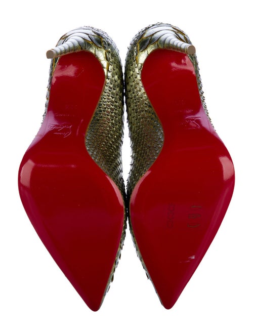 Christian Louboutin Python Pumps