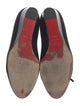 Christian Louboutin Suede Bow Accents Flats