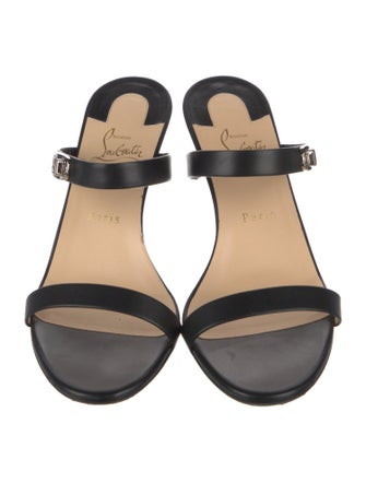 Christian Louboutin Leather Slides
