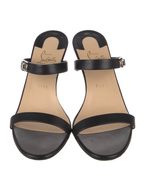 Christian Louboutin Leather Slides