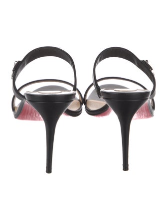 Christian Louboutin Leather Slides