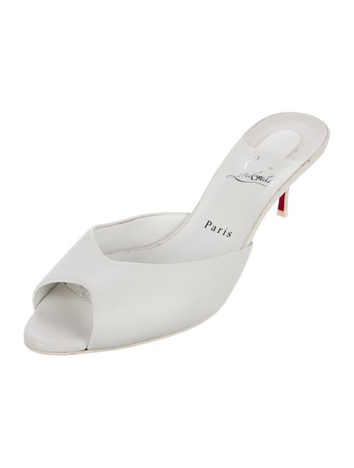 Christian Louboutin Leather Slides