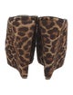 Christian Louboutin Ponyhair Animal Print Slides