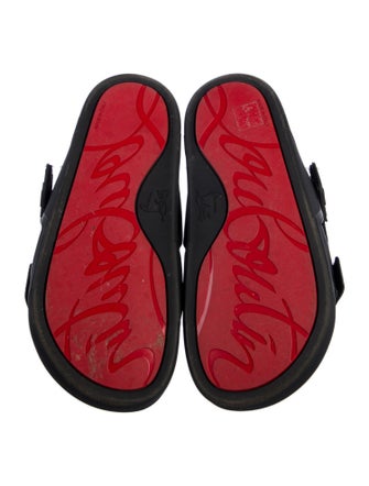 Christian Louboutin Spike Accents Neoprene Slides