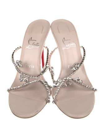 Christian Louboutin Crystal Slides