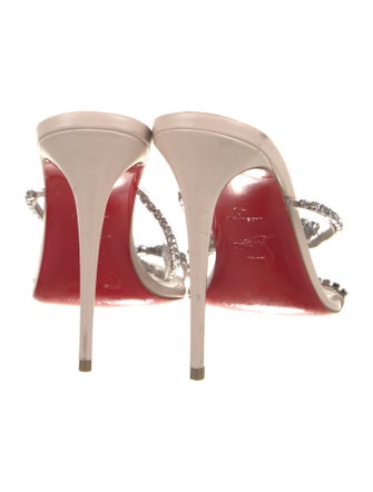 Christian Louboutin Crystal Slides