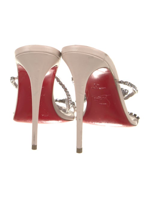 Christian Louboutin Crystal Slides