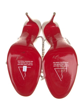 Christian Louboutin Crystal Slides
