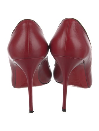 Christian Louboutin Spike Accents Leather Pumps