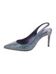 Christian Louboutin Crystal Slingback Pumps