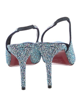 Christian Louboutin Crystal Slingback Pumps