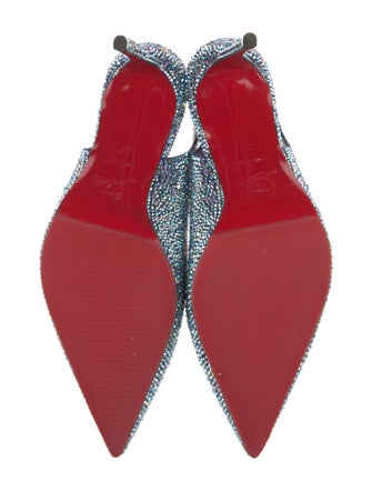 Christian Louboutin Crystal Slingback Pumps