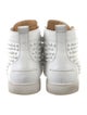 Christian Louboutin Spike Accents Leather Sneakers