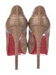 Christian Louboutin Patent Leather Patterned Pumps