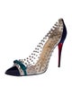 Christian Louboutin PVC Bow Accents Pumps