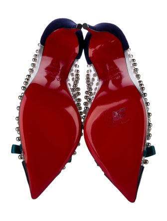 Christian Louboutin PVC Bow Accents Pumps