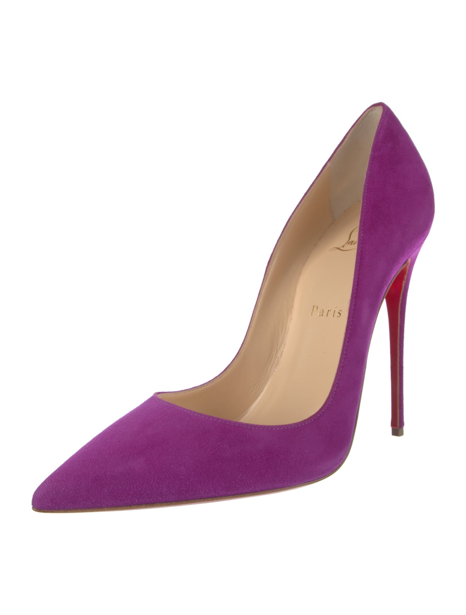 Christian Louboutin Suede Pumps w/ Tags