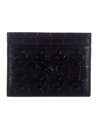 Christian Louboutin Embossed Leather Patterned Wallet
