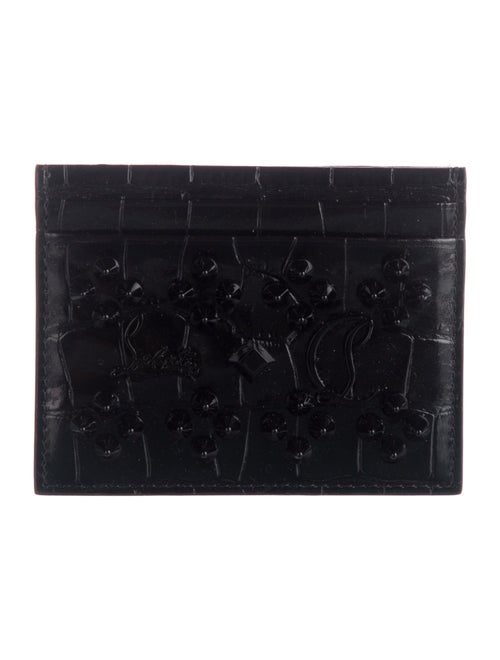 Christian Louboutin Embossed Leather Patterned Wallet