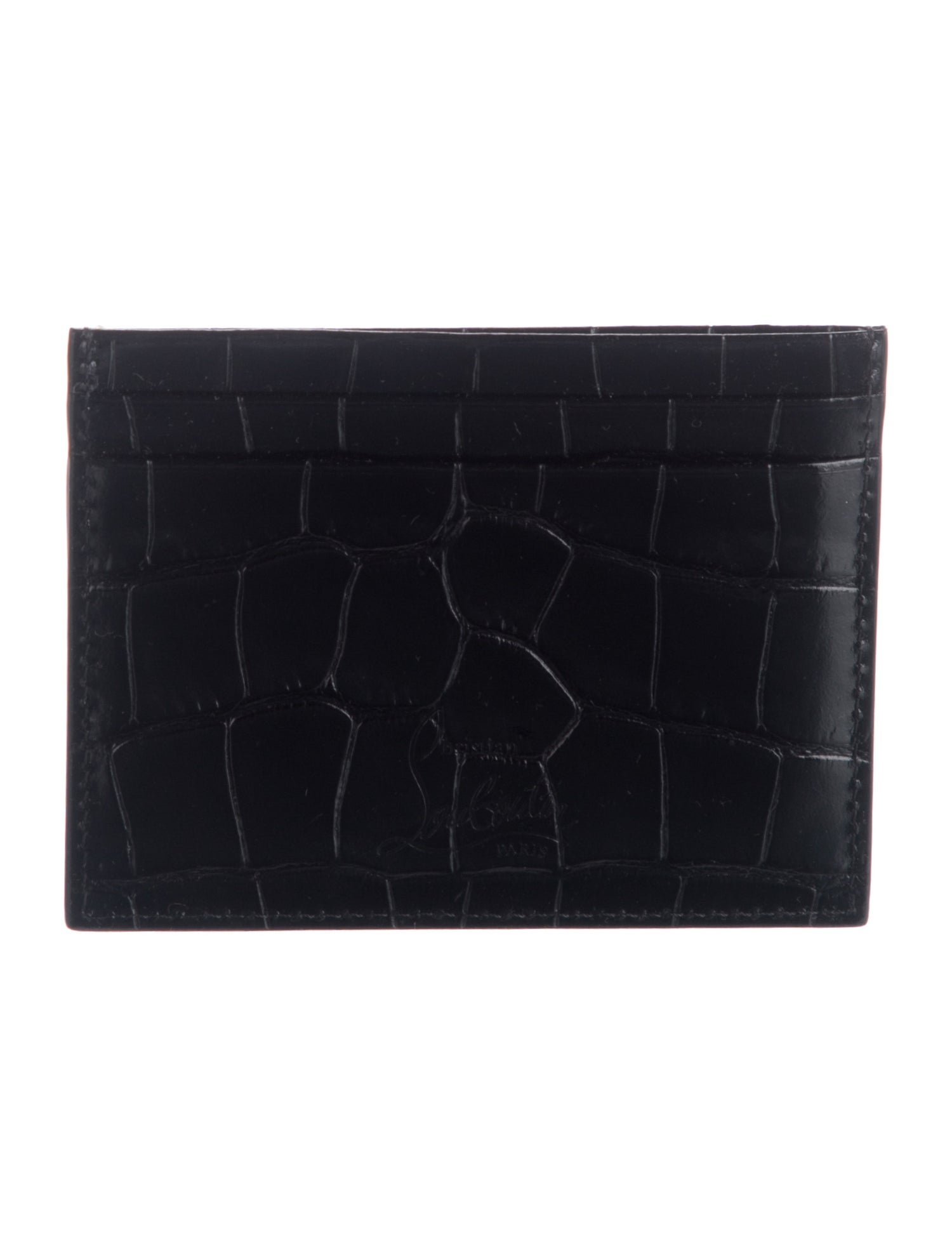 Christian Louboutin Embossed Leather Patterned Wallet