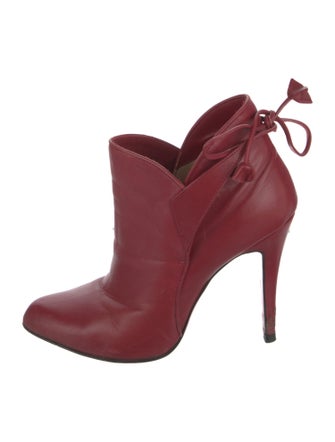 Christian Louboutin Leather Lace-Up Boots