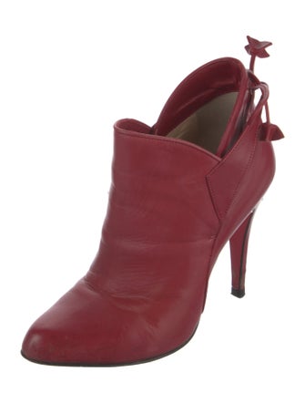 Christian Louboutin Leather Lace-Up Boots