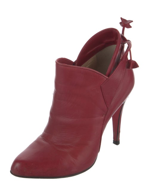 Christian Louboutin Leather Lace-Up Boots