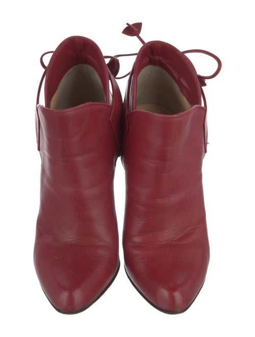 Christian Louboutin Leather Lace-Up Boots