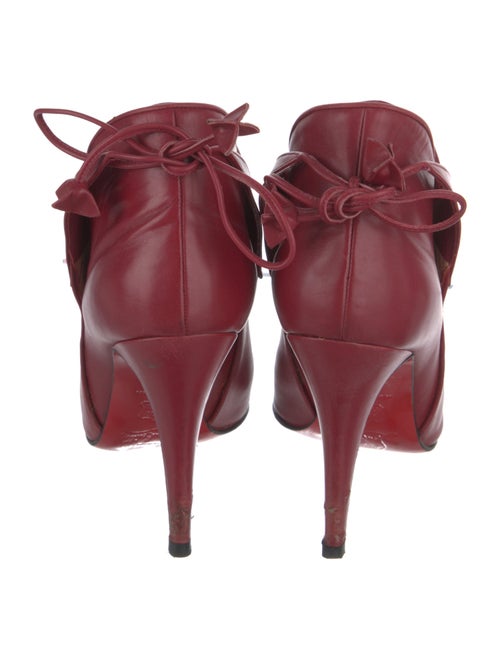 Christian Louboutin Leather Lace-Up Boots