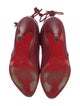 Christian Louboutin Leather Lace-Up Boots