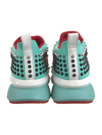 Christian Louboutin Rockstud Spike Neoprene Sneakers