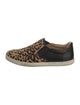 Christian Louboutin Ponyhair Animal Print Sneakers