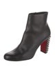 Christian Louboutin Leather Studded Accents Boots