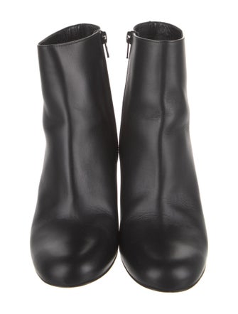 Christian Louboutin Leather Studded Accents Boots