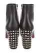 Christian Louboutin Leather Studded Accents Boots