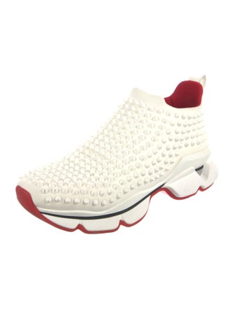 Christian Louboutin Spike Accents Neoprene Sock Sneakers
