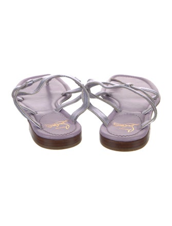 Christian Louboutin Leather Flip Flops