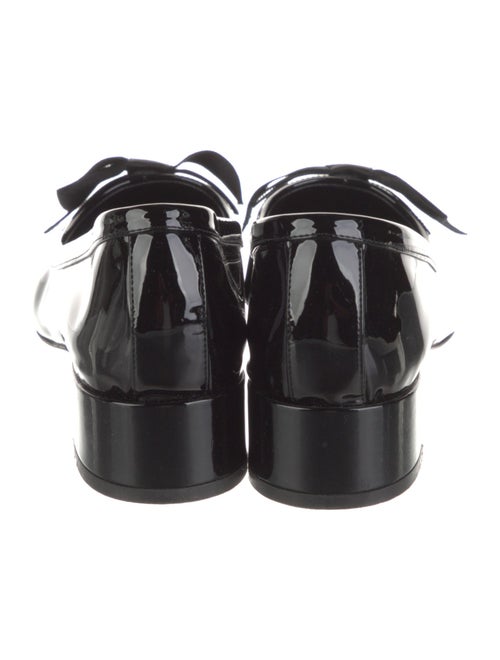Christian Louboutin Patent Leather Bow Accents Flats