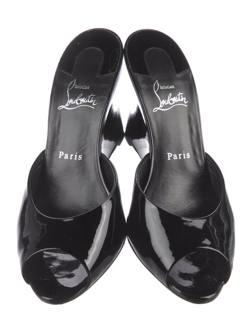 Christian Louboutin Patent Leather Slides