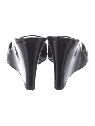 Christian Louboutin Patent Leather Slides