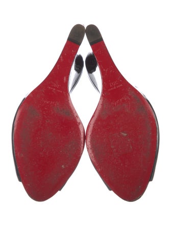 Christian Louboutin Patent Leather Slides