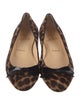 Christian Louboutin Ponyhair Animal Print Ballet Flats