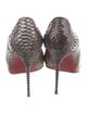 Christian Louboutin Python Animal Print Pumps