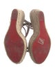 Christian Louboutin Spike Accents Leather Espadrilles