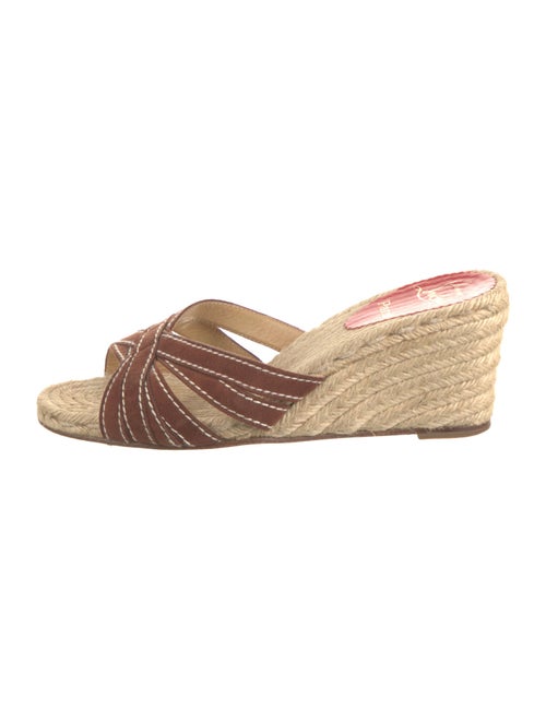 Christian Louboutin Suede Striped Espadrilles