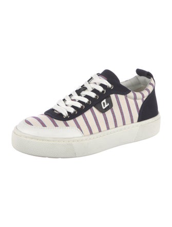 Christian Louboutin Canvas Printed Sneakers