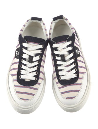 Christian Louboutin Canvas Printed Sneakers
