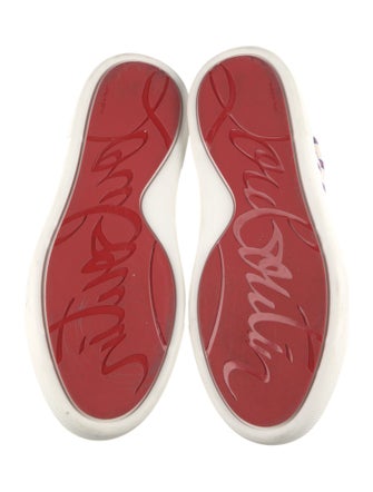 Christian Louboutin Canvas Printed Sneakers