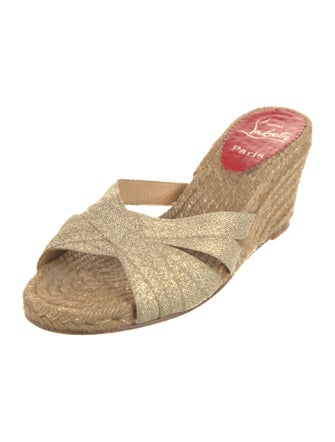 Christian Louboutin Canvas Espadrilles